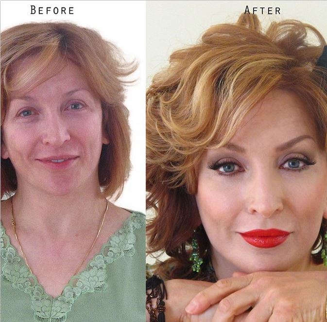 makeup transforms people