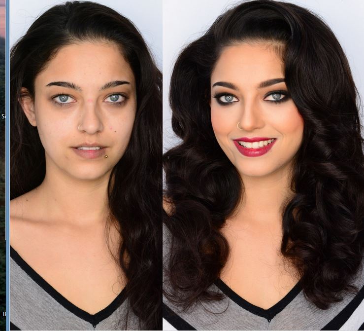 makeup transforms people