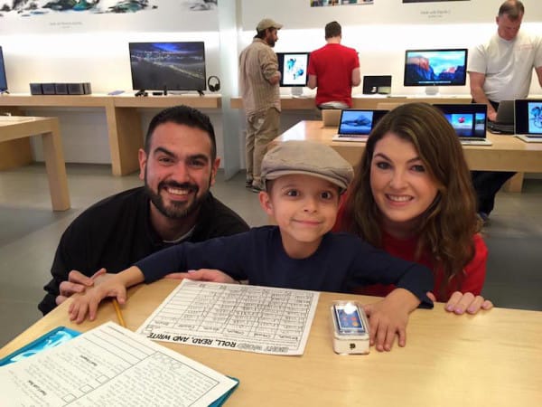 apple employee and cancer kid 