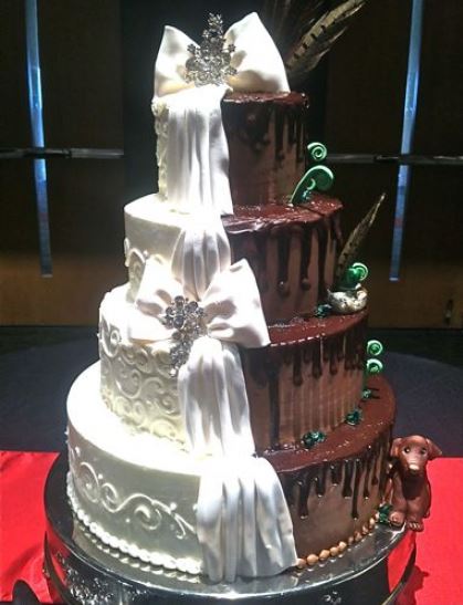 his or her wedding cakes