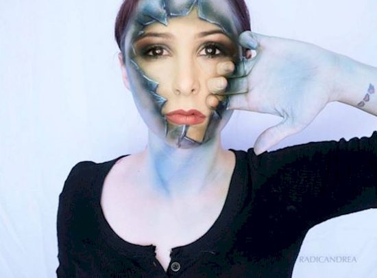 horror makeup transformation