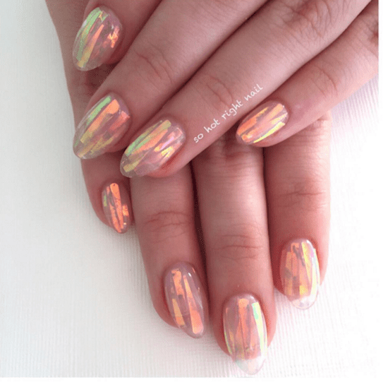 nail polish iridescent color 