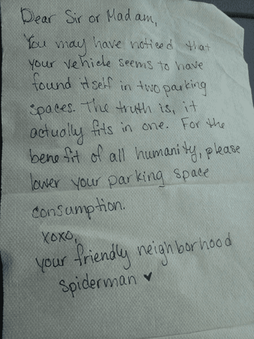 windshield notes