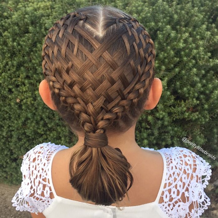 intricate hairstyle
