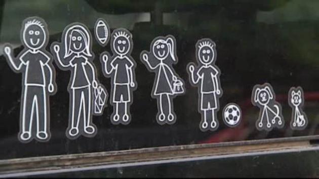 Family Stickers on cars 9