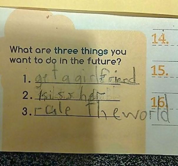 kids hilarious life goals 2