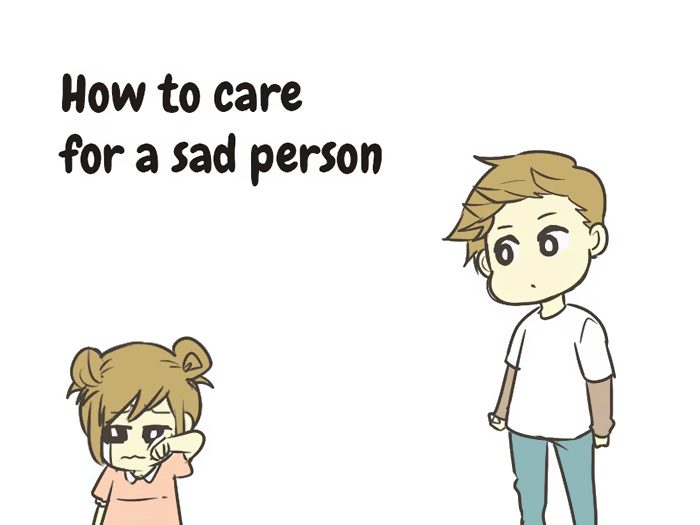 look after sad person 1