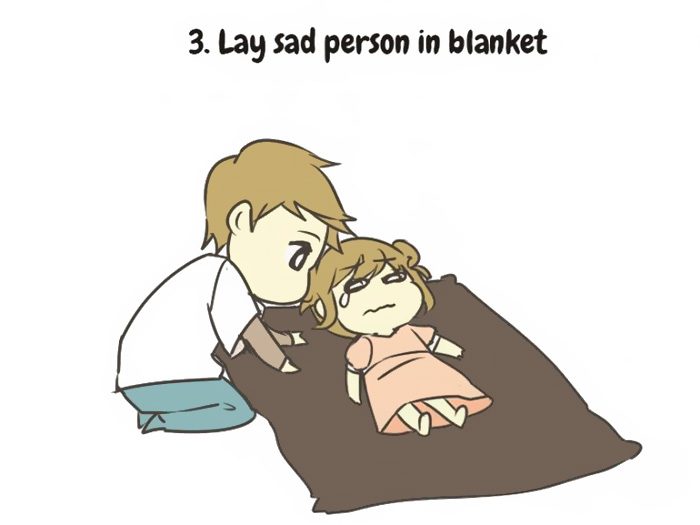 look after sad person 4