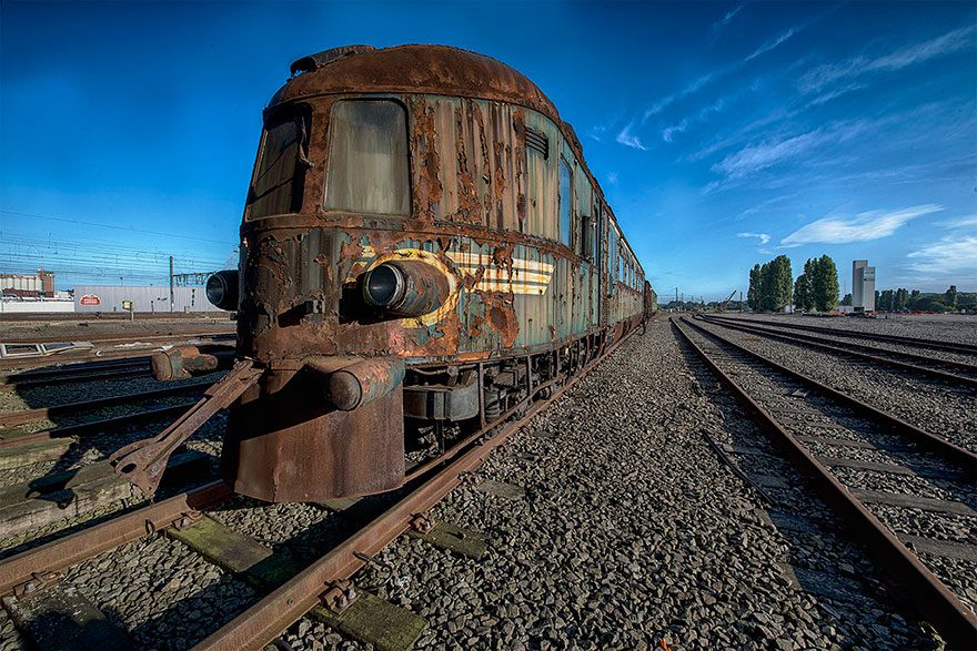 Abandoned Orient Express Train