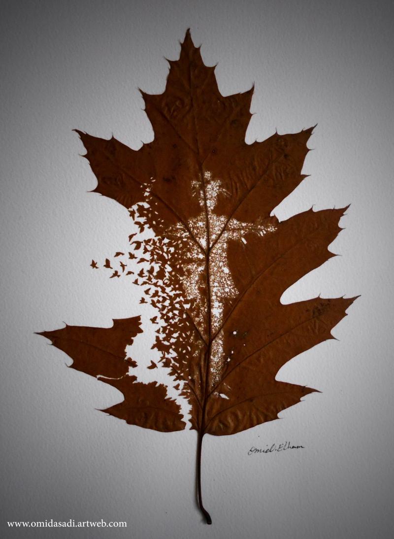 leaf carved art 10