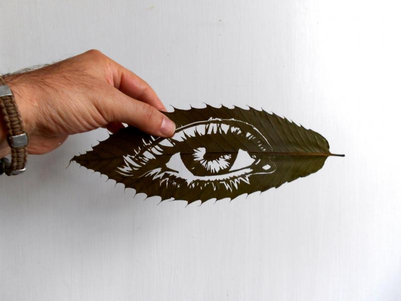 leaf carved art 8
