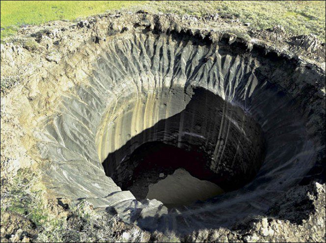 massive crater in Siberia 2