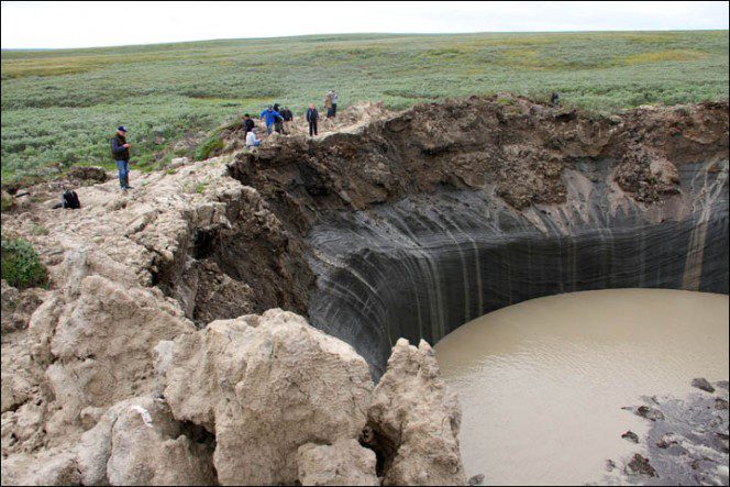 massive crater in Siberia 6