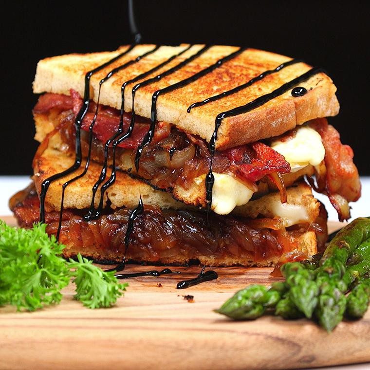 Bacon and Brie Grilled Cheese