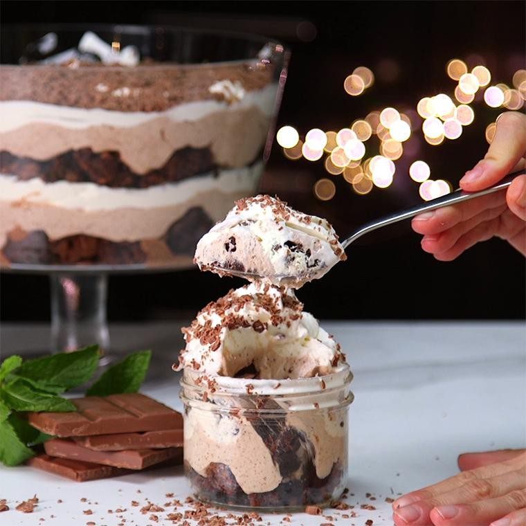 Chocolate Brownie & Mousse Trifle 1