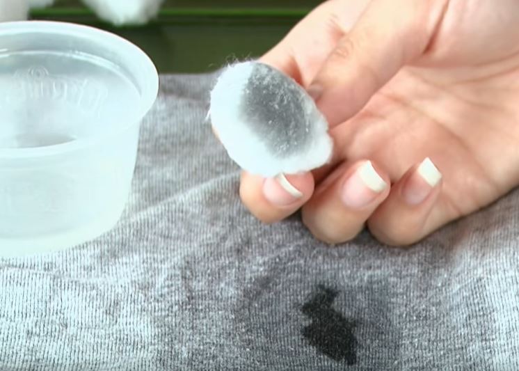 removing stains from fabric
