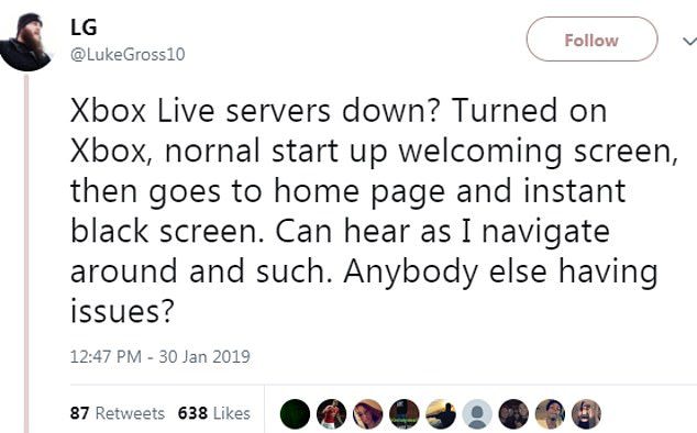 Xbox outage