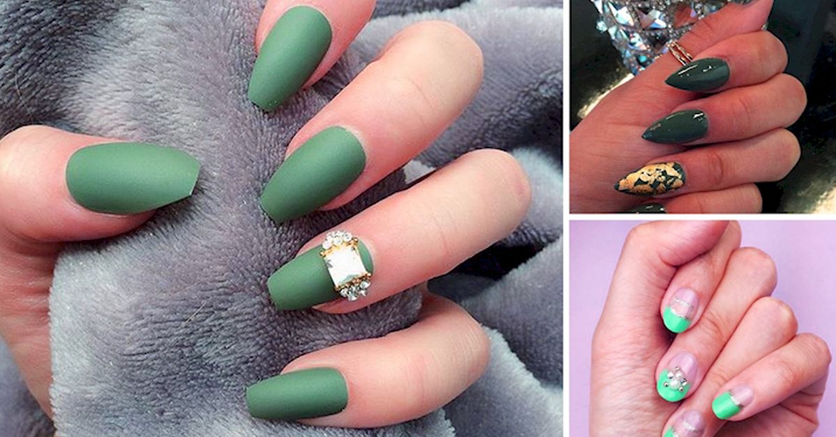 16 Ways You Can Absolutely Rock Green Nail Polish