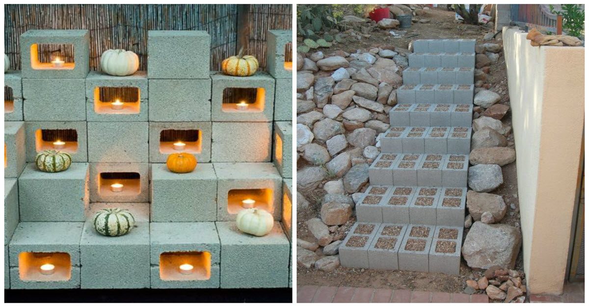 Innovative Uses For Cinder Blocks Around Your Home