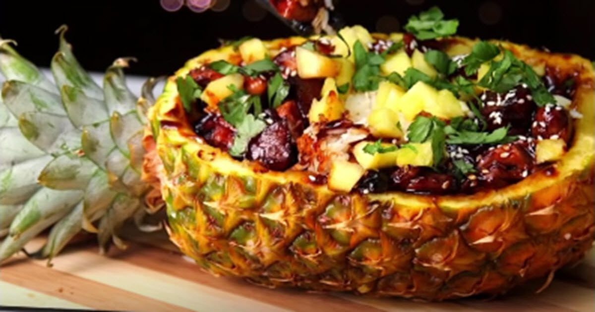 Teriyaki Chicken Pineapple Bowl Will Make You Feel As If You Are On A