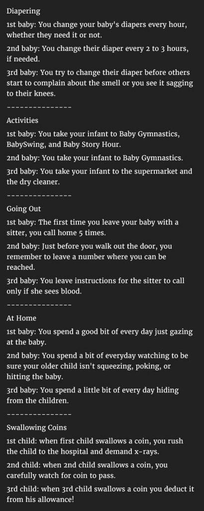 Mother Changes Her Parenting Style By The Time Her Third Child Is Born