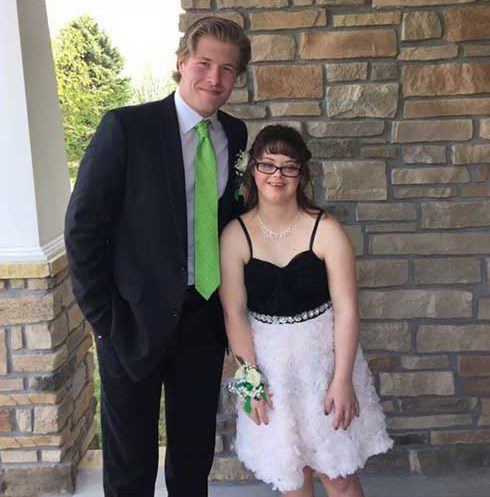 girl down syndrome prom