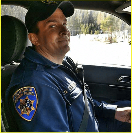 hitchhiker police officer