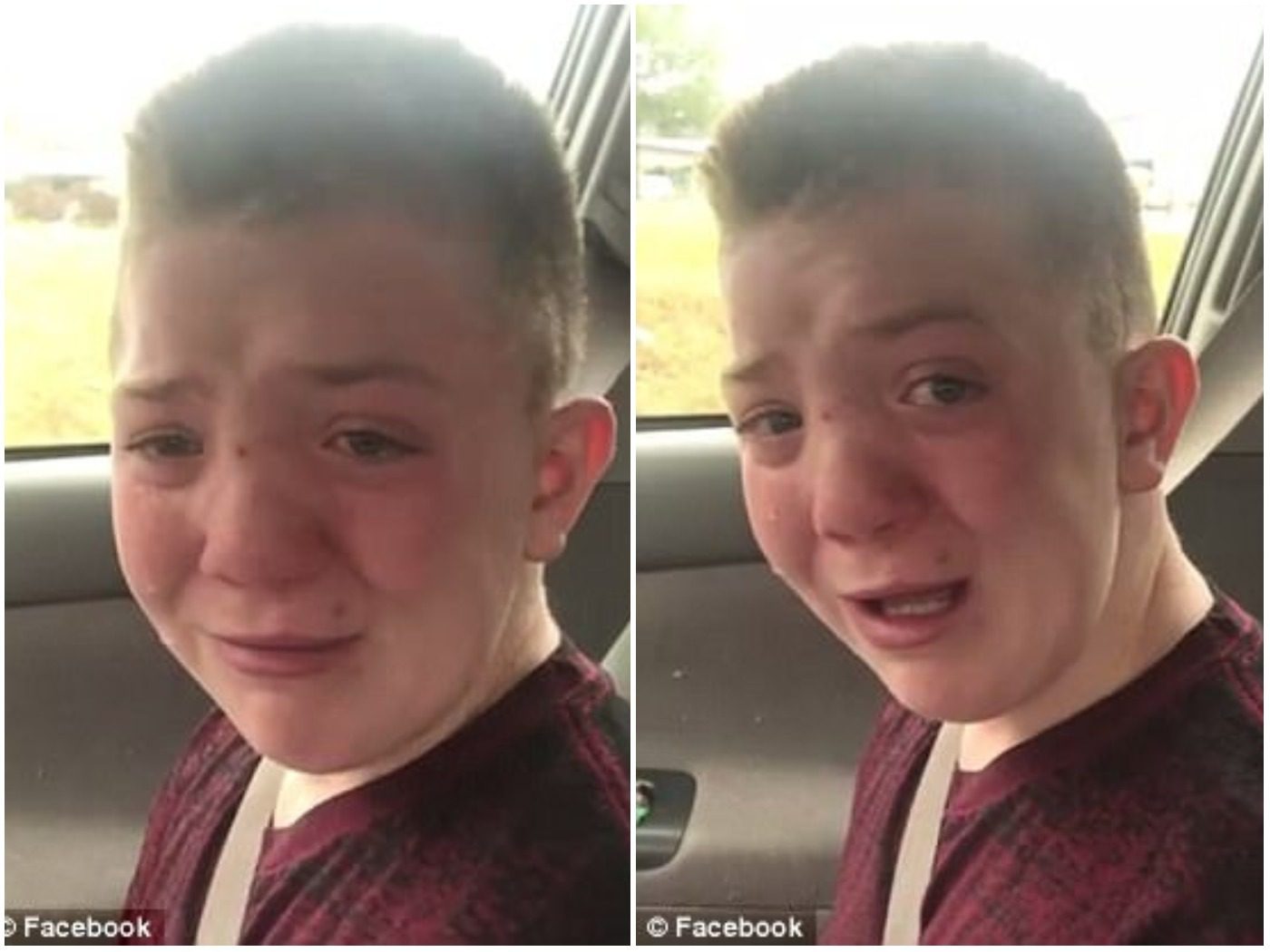 boy pleads left bullies video