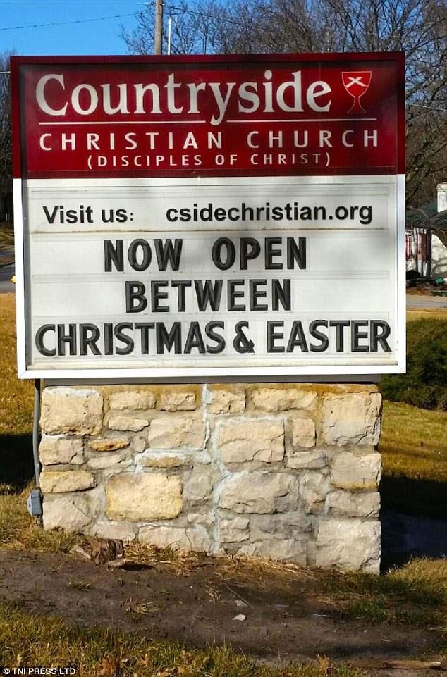 church christmas signs