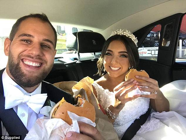 McDonald's cheeseburgers wedding