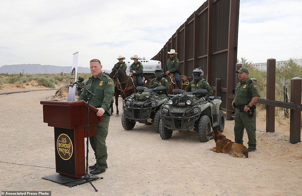 National Guard patrolling Mexican border