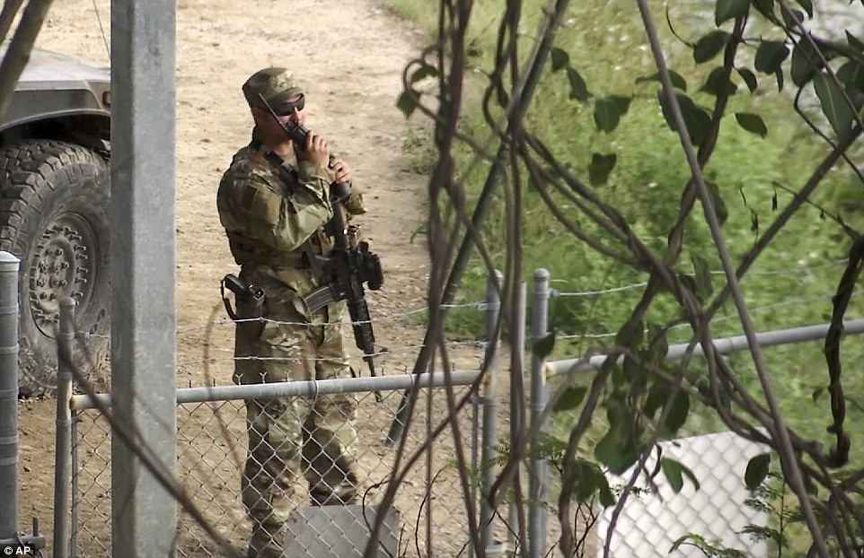 National Guard patrolling Mexican border 